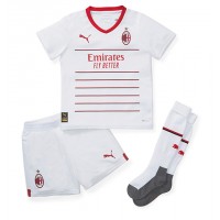 Fotbalové Dres AC Milan Rafael Leao #17 Dětské Venkovní 2022-23 Krátký Rukáv (+ trenýrky)